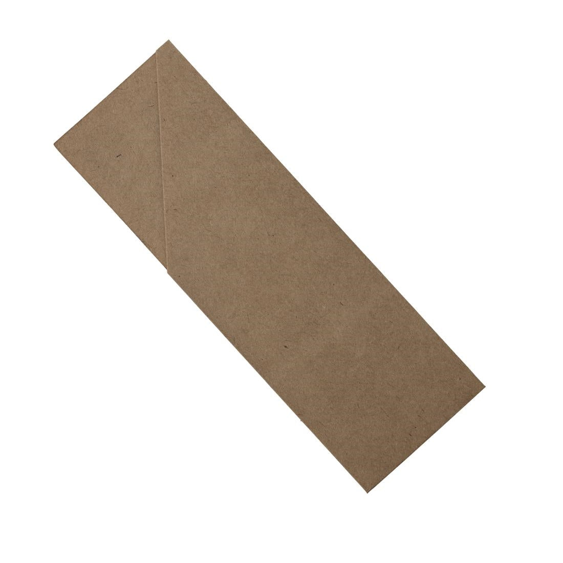 EcoSafe Nude Cutlery Pouch - No Napkin - Kraft (3200 Pack) (Size: 190(L) x 75(W)mm / 7.4x2.9" | 100% compostable) • PAS-DU860