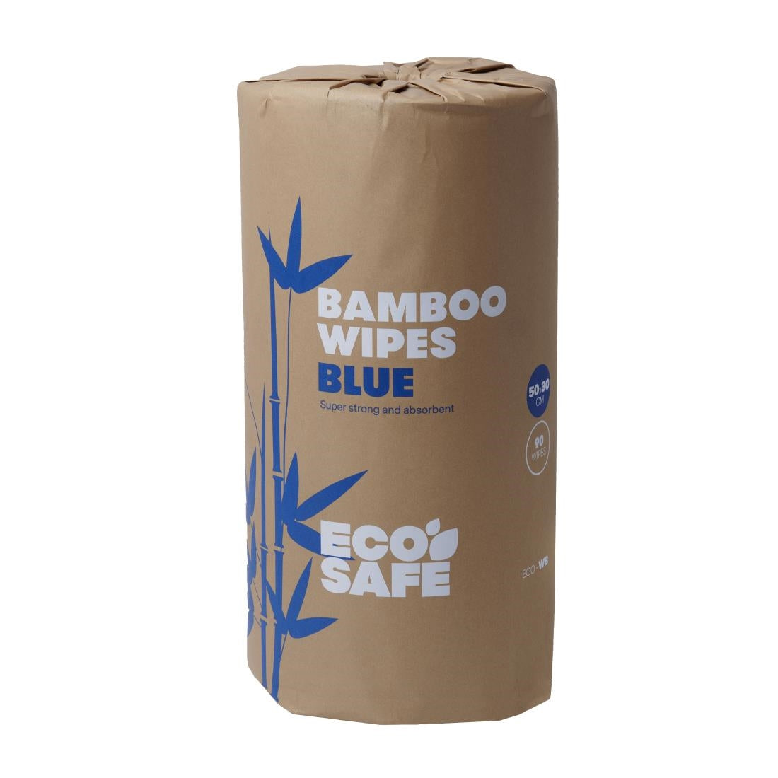 EcoSafe Bamboo Wipes 500mm x 300mm - 45m/90 Wipes/Roll - Blue (500mm x 300mm / 19.6x11.8" | 45m/90 Wipes/Roll | Blue) • PAS-DU863