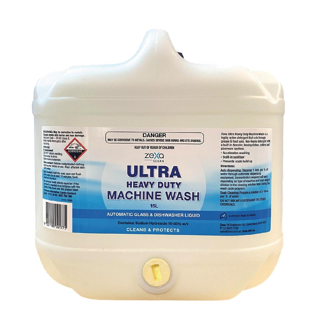 Zexa Ultra Heavy Duty Machine Wash - 15Ltr • PAS-DU875