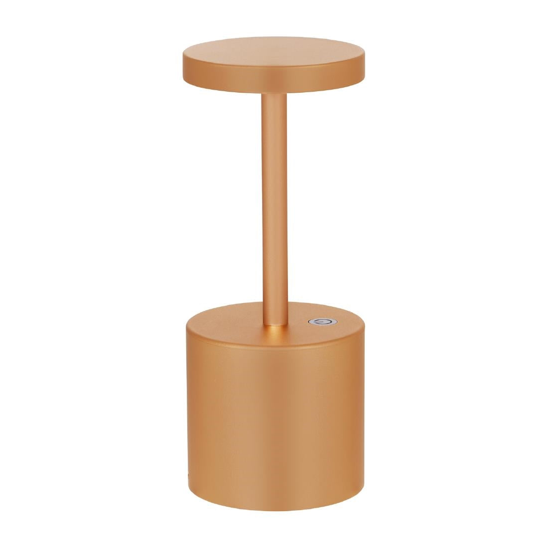 Tablekraft Charlotte Cordless LED Table Lamp - Gold - 80x200mm (Height: 200mm | Pack Quantity: 1 | Colour: Gold) • PAS-DU960