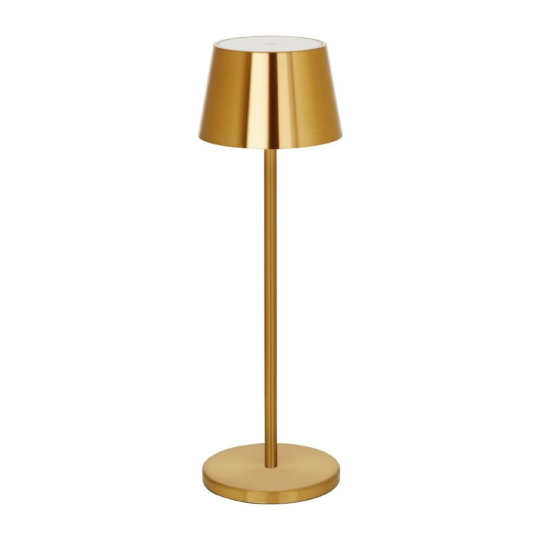 Tablekraft Amelia Cordless LED Table Lamp - Brass 110x350mm (Height: 350mm | Pack Quantity: 1 | Colour: Brass) • PAS-DU967