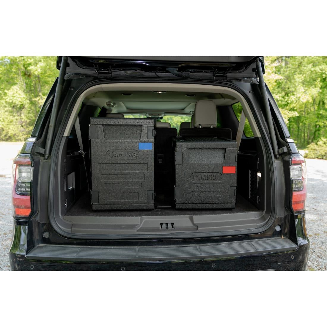 Cambro GOBOX EPP400 Front Loading GN Pan Carrier - Black - 86Ltr - 640x440x625mm • PAS-DW565