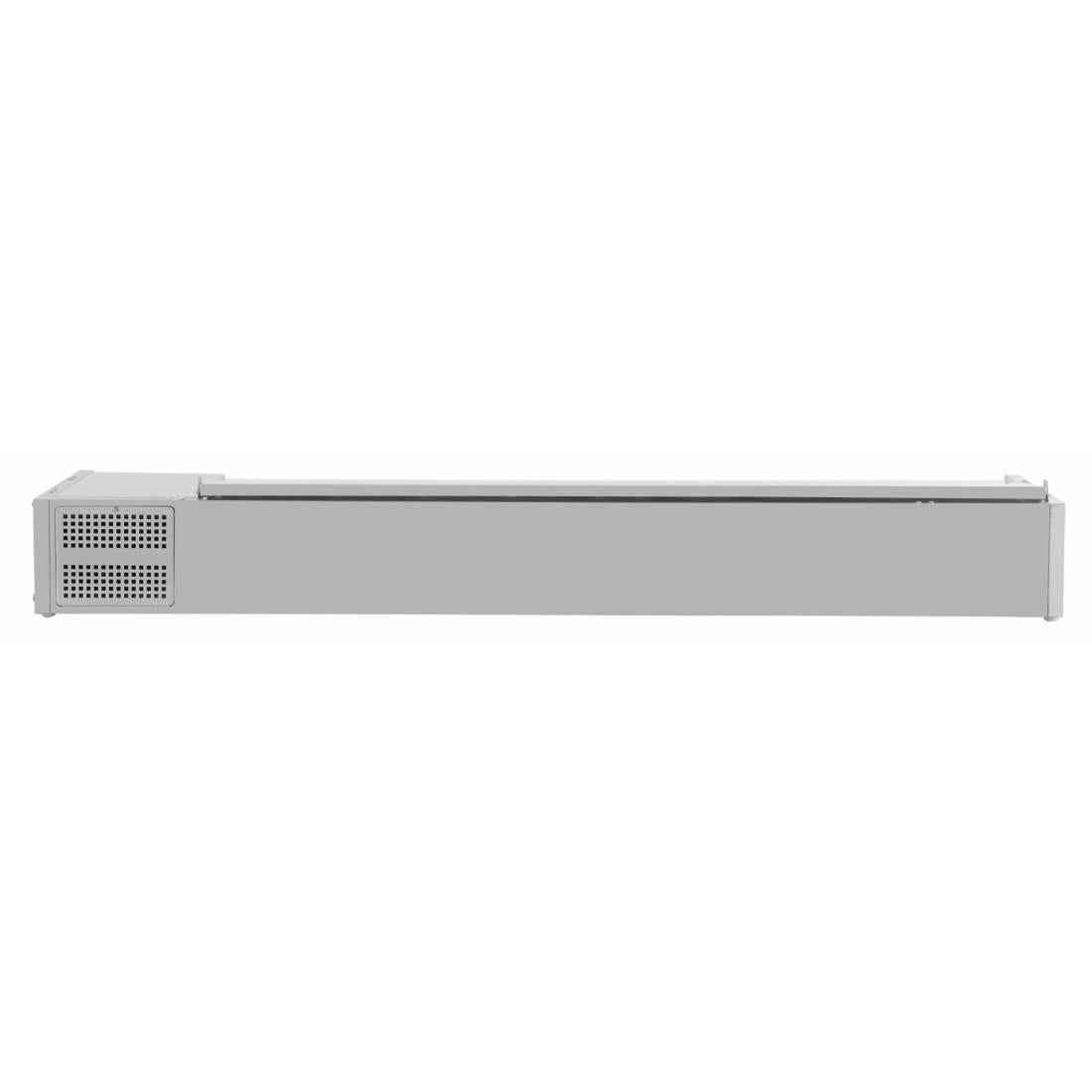 Polar G-Series Countertop Prep Fridge with Lid 10x 1/4GN • PAS-FA857-A