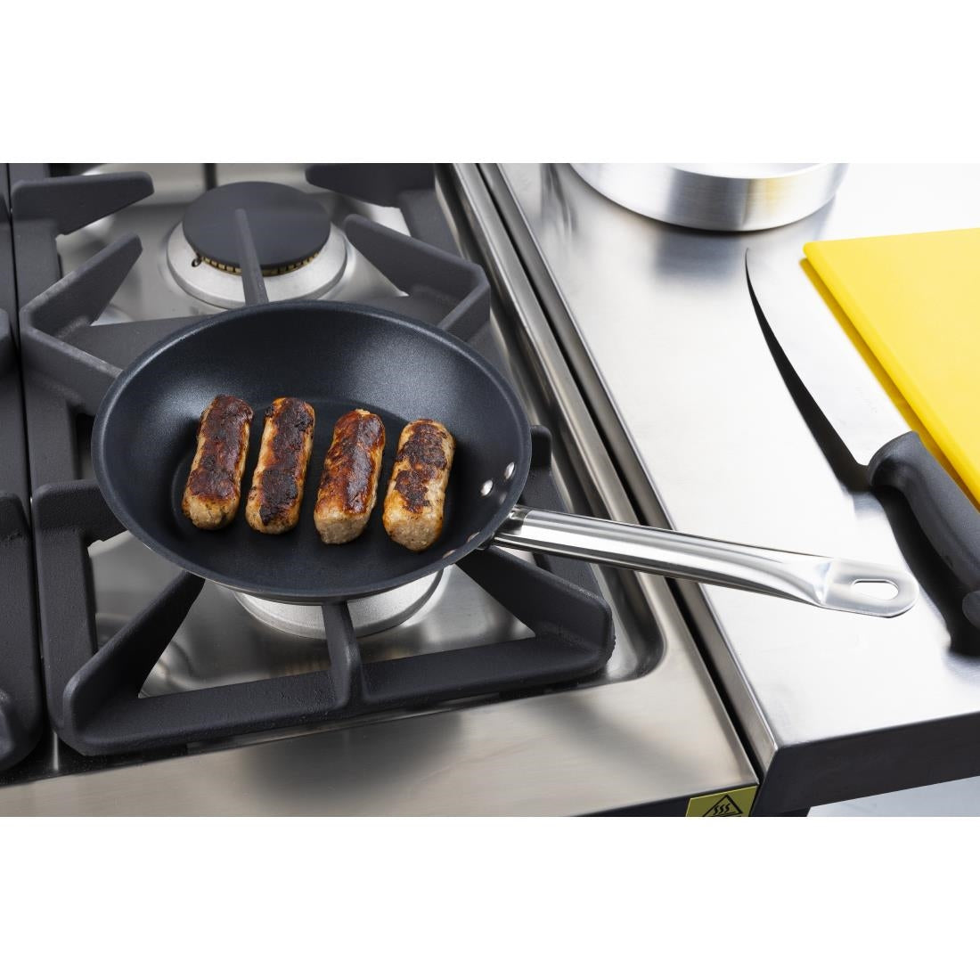 Vogue Stainless Steel Non-Stick Teflon Platinum Plus Frying Pan 200mm • PAS-FC095