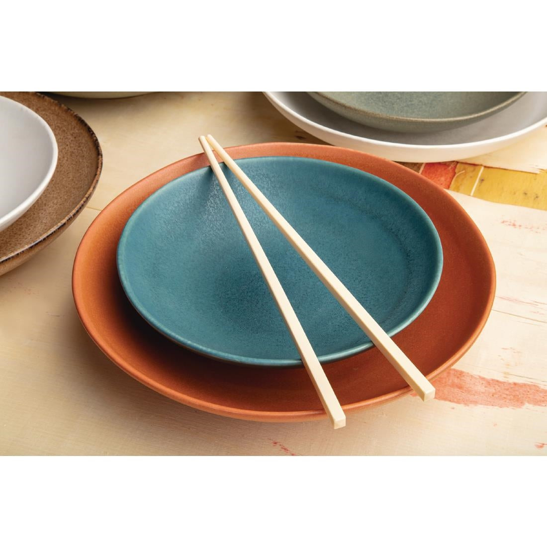 Fiesta Compostable Bamboo Chopsticks (100 Pack) (Pack of 100) • PAS-DK393