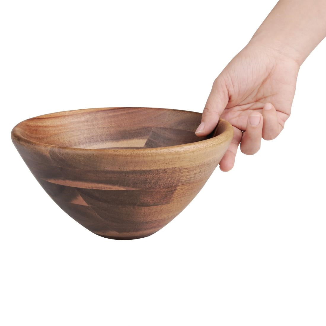 Olympia Acacia Bowl 203(Ø)x100(H)mm • PAS-FE157