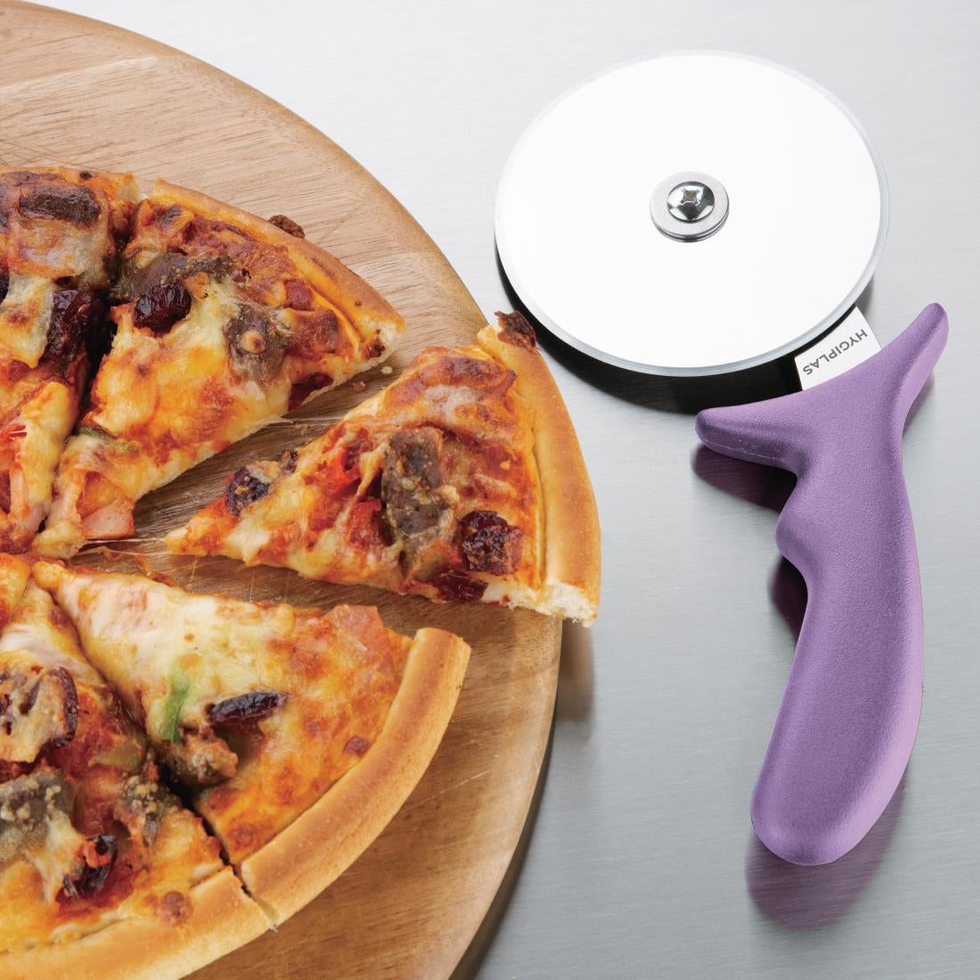 Hygiplas Pizza Wheel Purple 101mm • PAS-FE284