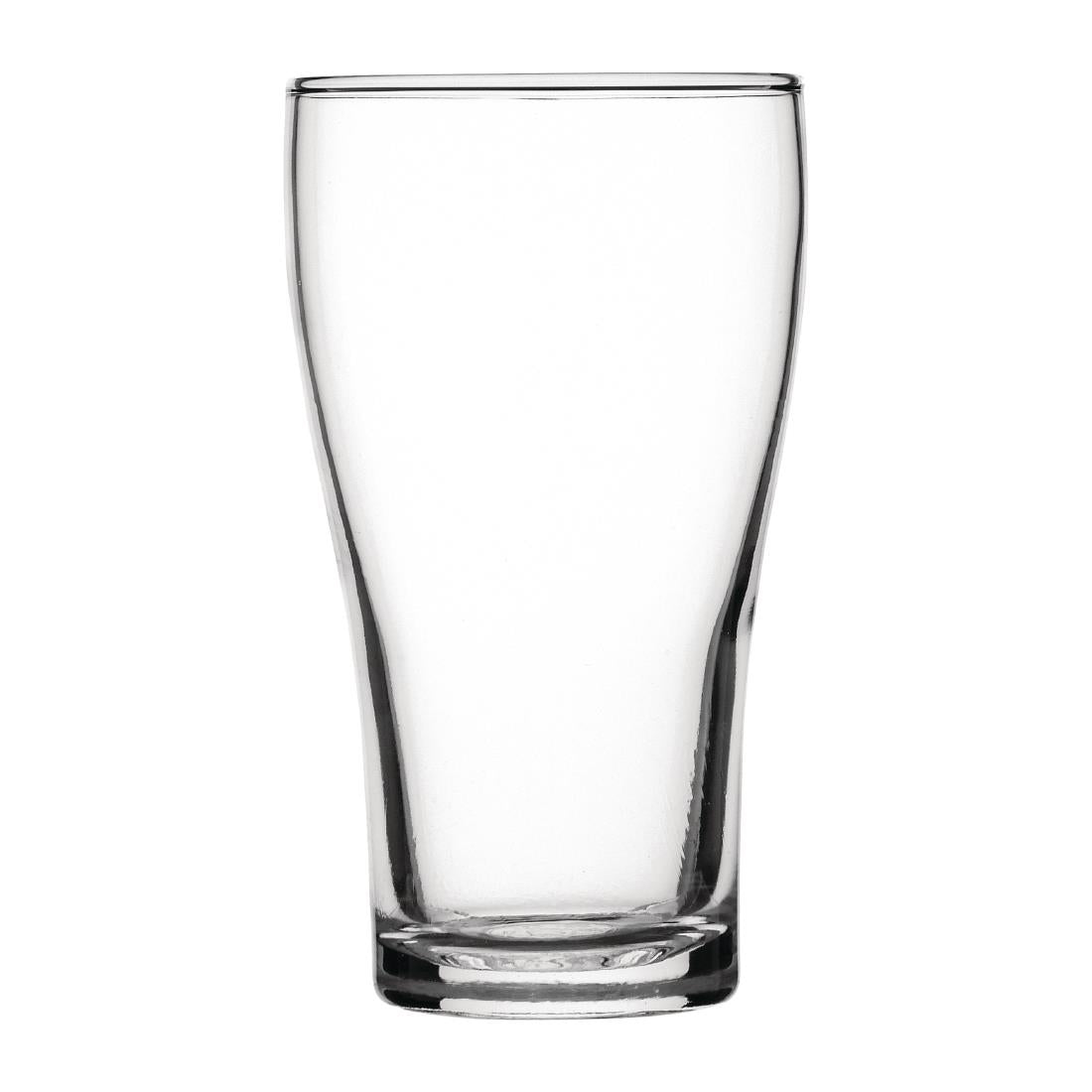 Crown Conical Beer Glasses 425ml (48 Pack) (Pack of 48) • PAS-FK111