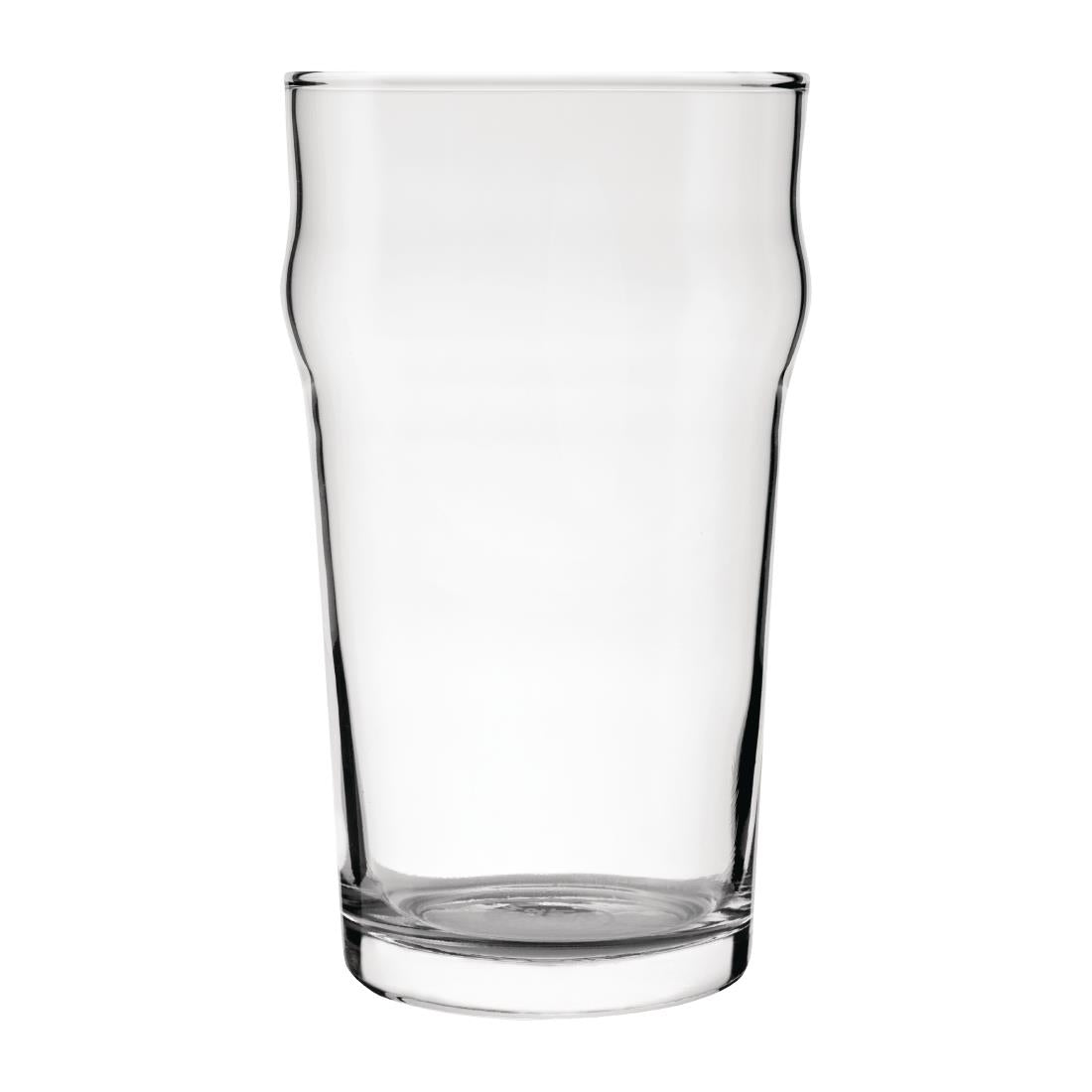 Crown Nonic Nucleated Pint Glasses 570ml (24 Pack) (Pack of 24) • PAS-FK120
