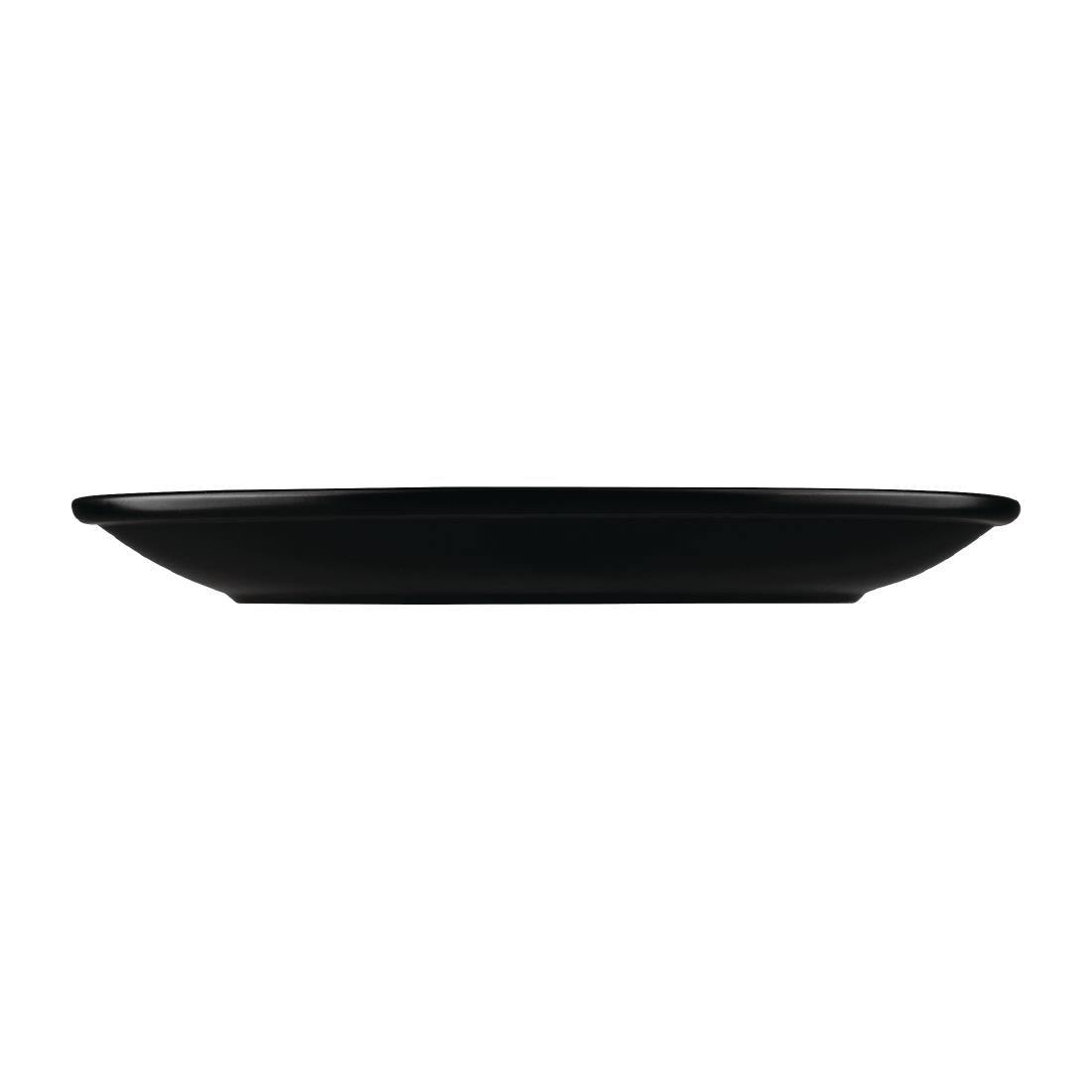 Dudson Evo Coupe Plates Jet 229mm (6 Pack) (Pack of 6) • PAS-FK136