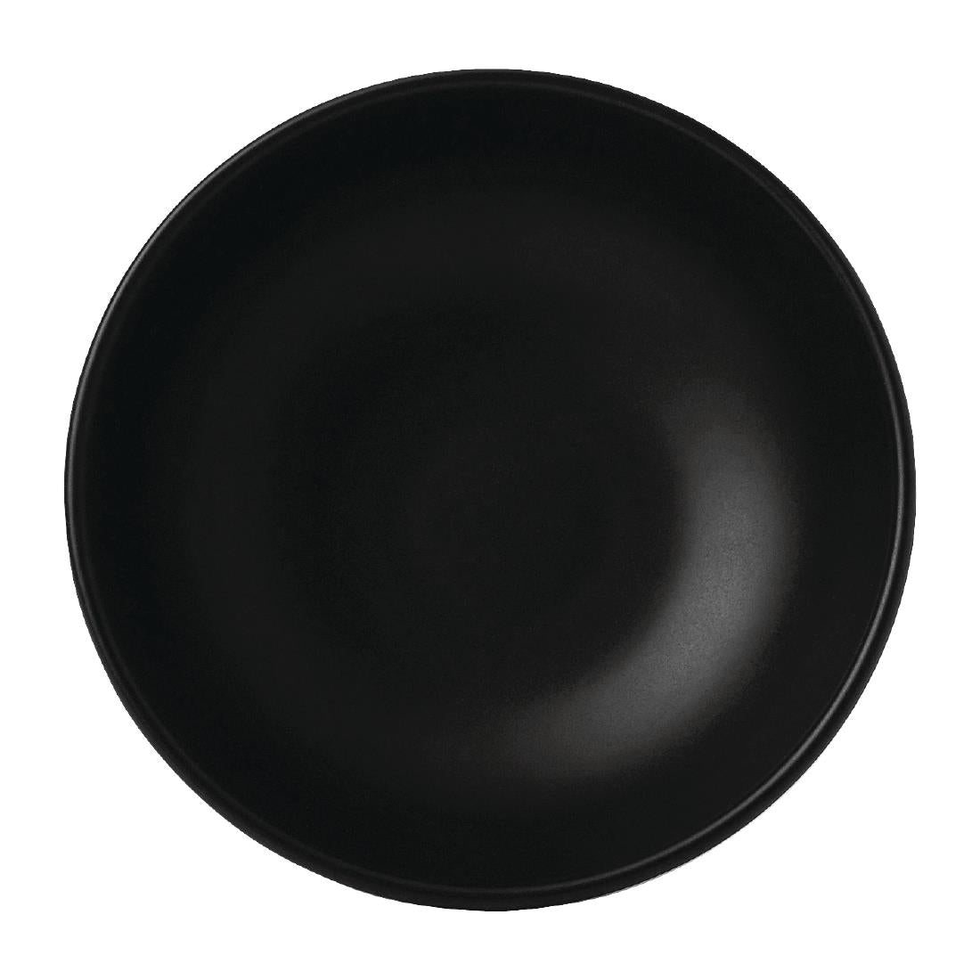 Dudson Evo Round Bowls Jet 178mm (6 Pack) • PAS-FK151
