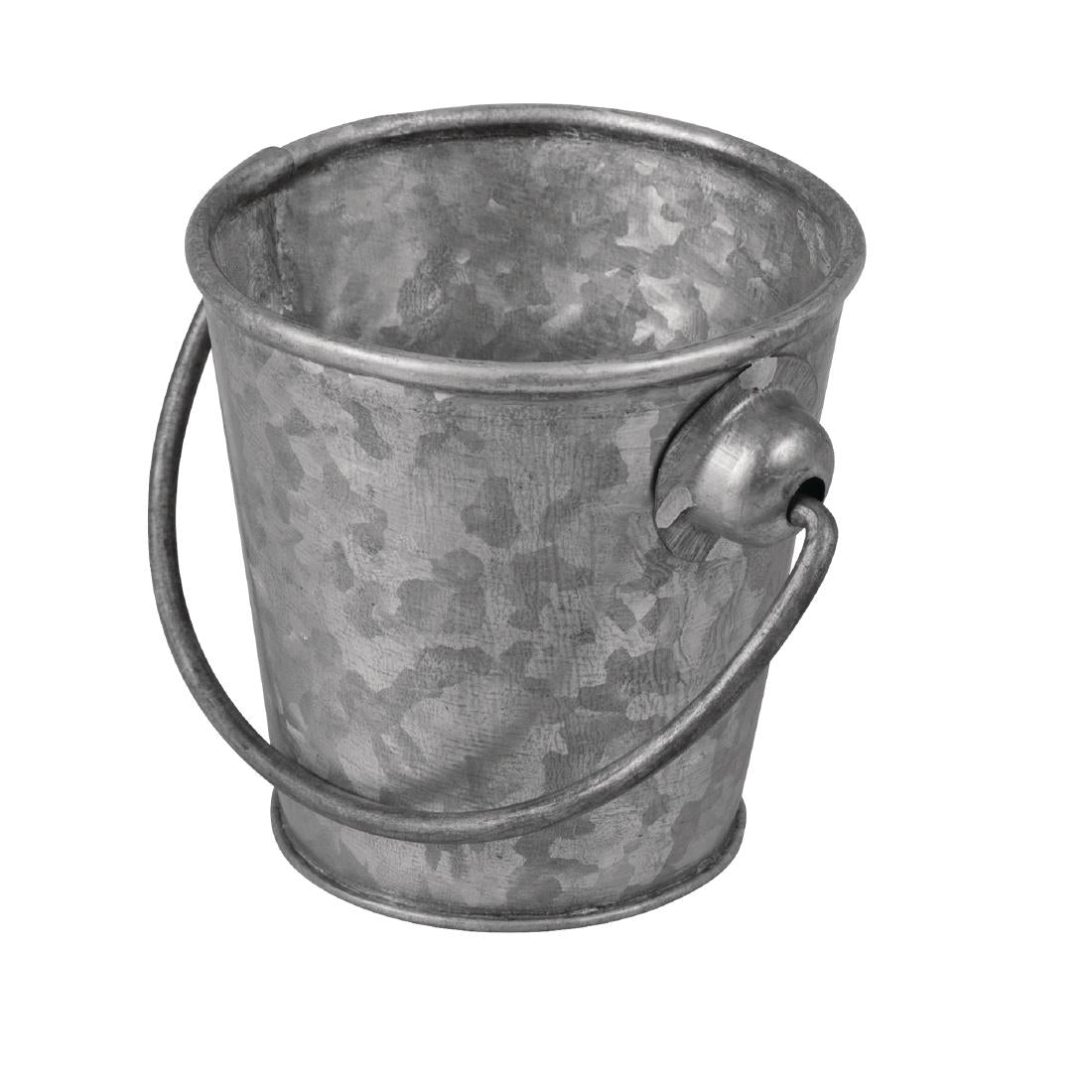 Moda Brooklyn Mini Galvanised Cutlery Bucket 85mm • PAS-FK207