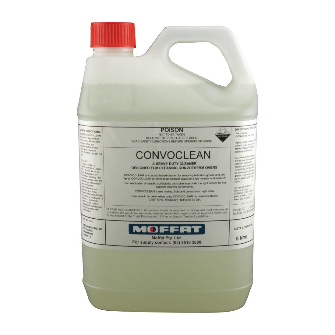 Convotherm ConvoClean Combi Oven Cleaner 5Ltr • PAS-FK374