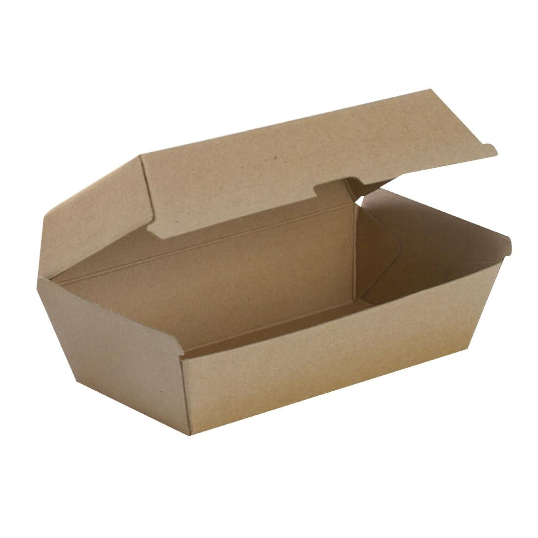 BioPak BioBoard Kraft Takeaway Snack Boxes Regular (200 Pack) • PAS-FK538