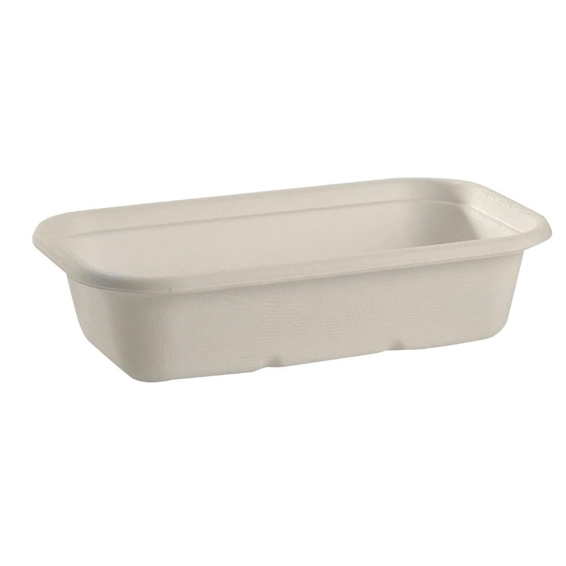 BioPak BioCane Takeaway Bases White - 1000ml (500 Pack) (White Colourway | 1000ml / 33.8oz | Pack of 500) • PAS-DU619