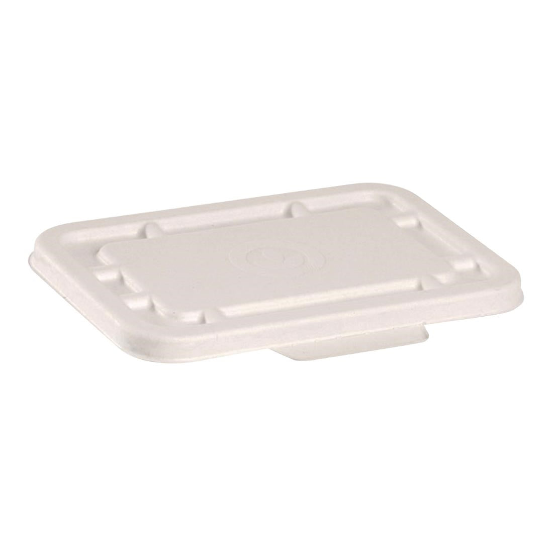 BioPak Biocane Takeaway Lids to Suit 500 & 600ml White (500 Pack) • PAS-DU642