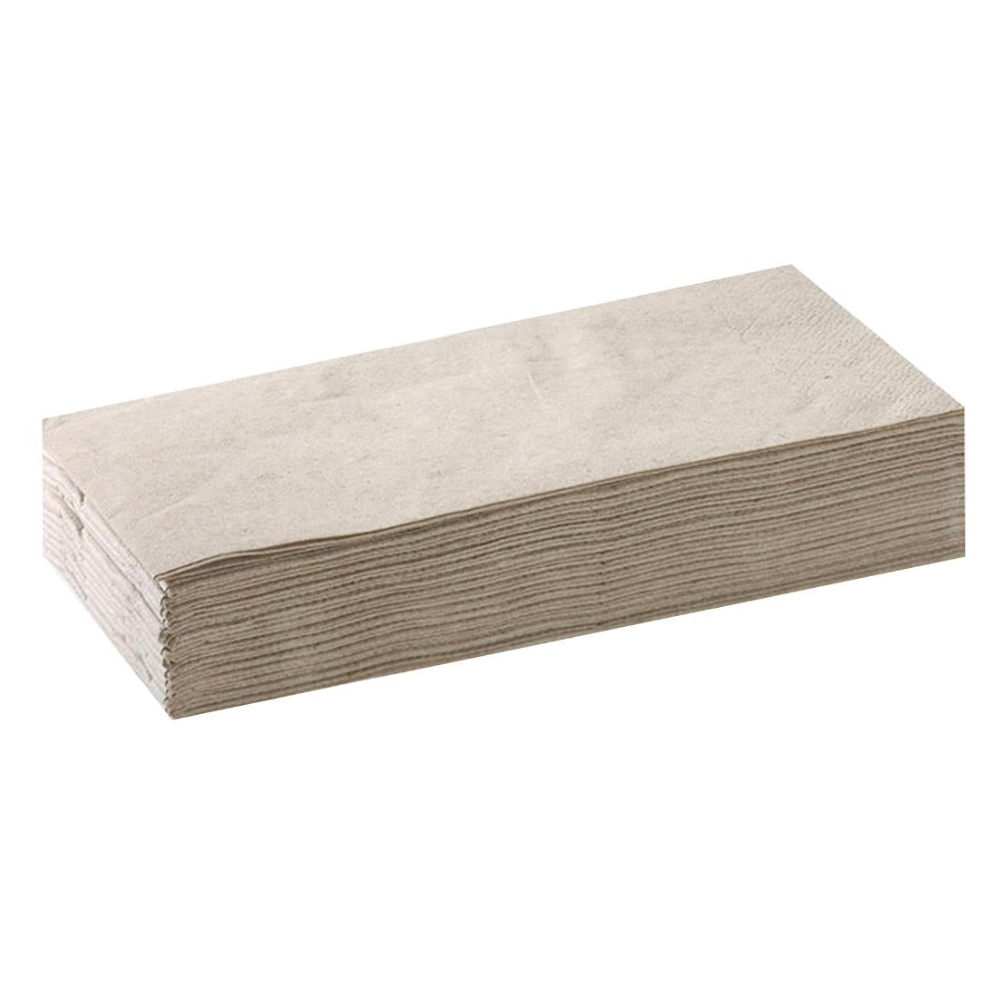 BioPak Compostable Quilted Paper Dinner Napkins Natural (1000 Pack) • PAS-FK571