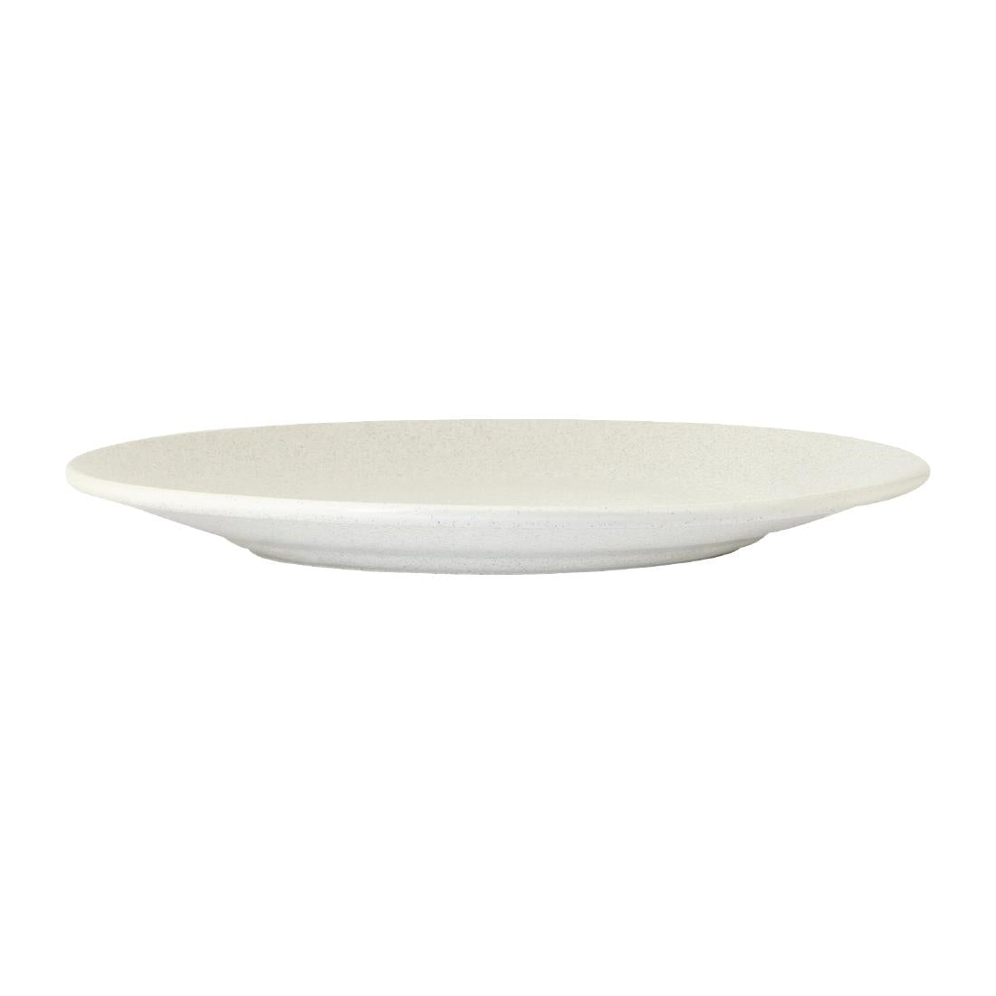 Zuma Matt White Round Coupe Plates 285mm (6 Pack) • PAS-FK832
