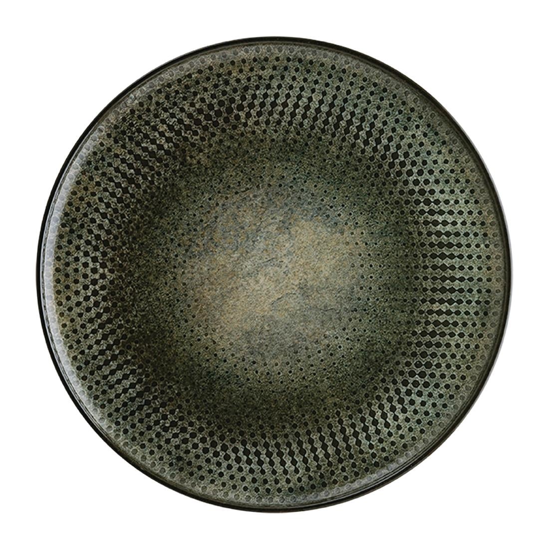 Bonna Lenta Olive Round Platters 320mm (6 Pack) • PAS-FL032