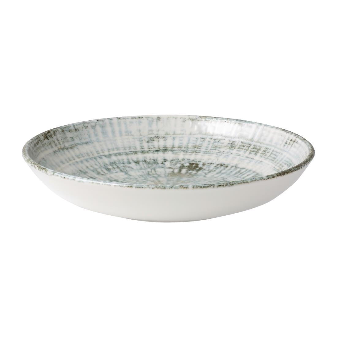 Bonna Odette Olive Flared Round Bowls 230mm (6 Pack) (Size: 230(Ø) x 50(H)mm | Porcelain | Pack of 6) • PAS-FL043