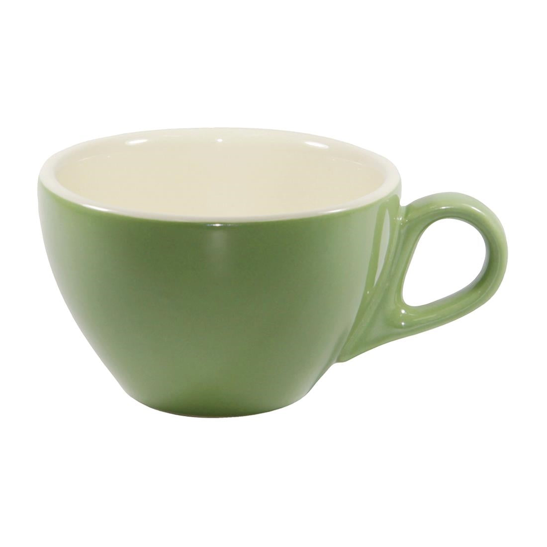 Brew Latte Cups Sage/White 280ml (6 Pack) (Pack of 6) • PAS-FL195