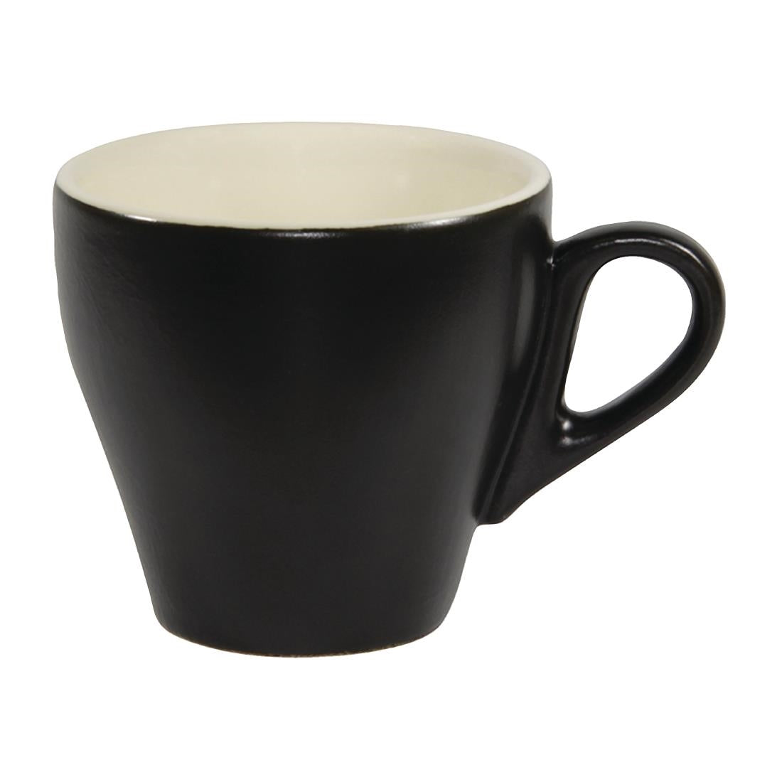 Brew Long Black Coffee Cups Smoke/White Matt 180ml (6 Pack) • PAS-FL220