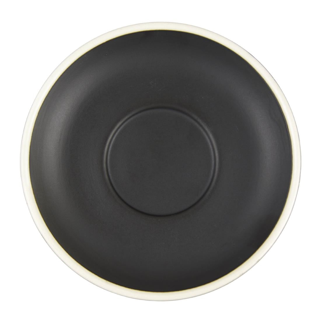 Brew Long Black/Cappuccino Saucers Smoke/White Matt 140mm (6 Pack) • PAS-FL268
