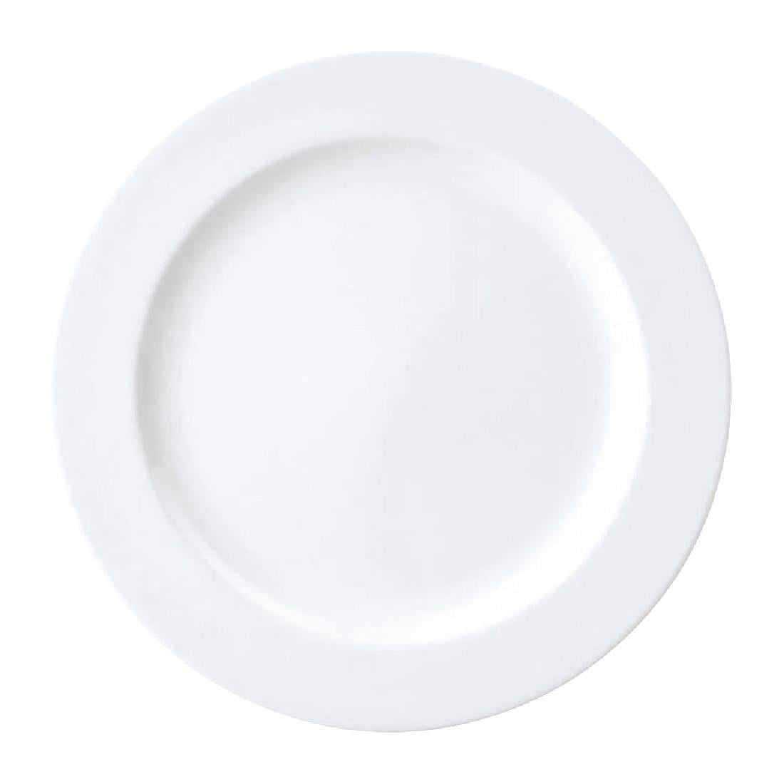 Royal Porcelain Chelsea Rim Shape Round Plates 160mm (48 Pack) • PAS-FL326