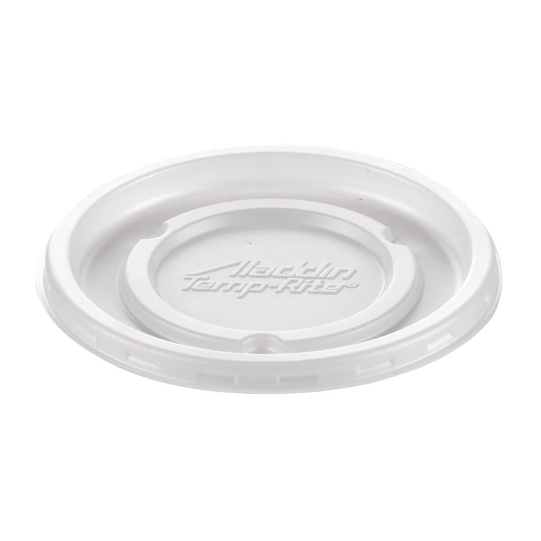 Aladdin Temp-Rite Disposable Flat Lids for 230ml Bowls (1000 Pack) • PAS-FL773