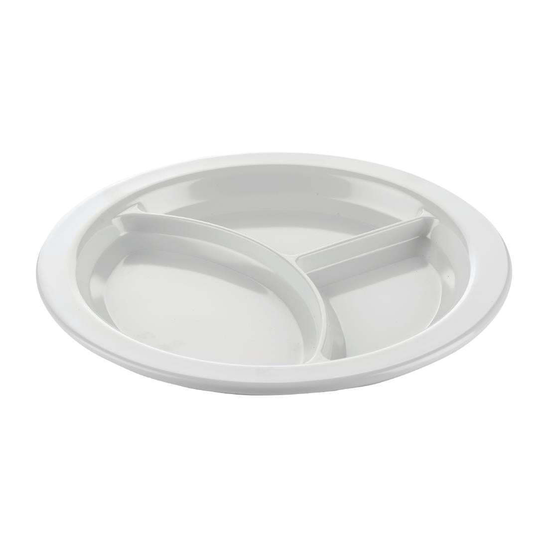 Aladdin Temp-Rite Alacite Meal Plates 3 Cavity 230mm (12 Pack) • PAS-FL777