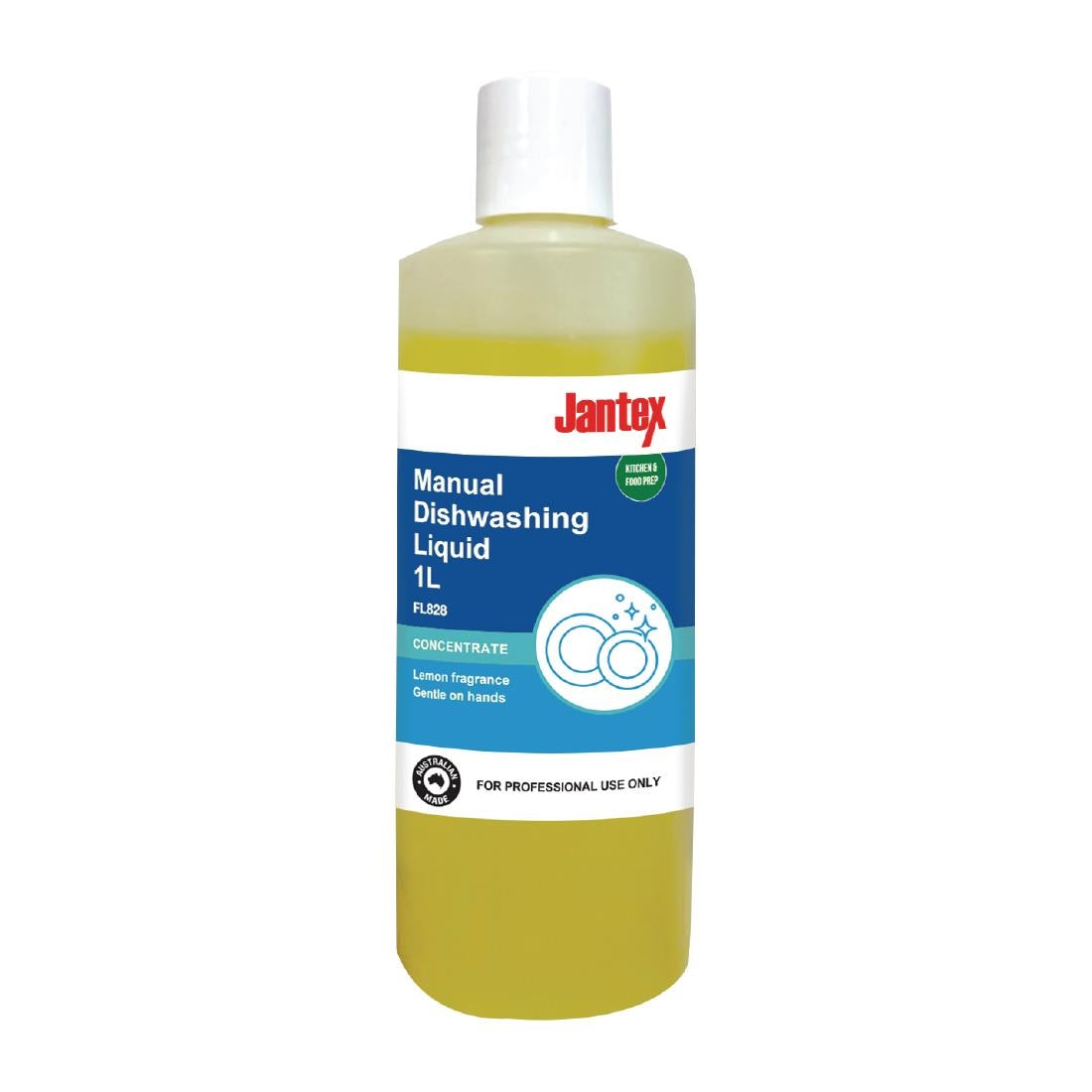Jantex Manual Dishwashing Liquid Concentrate Lemon 1Ltr • PAS-FL828
