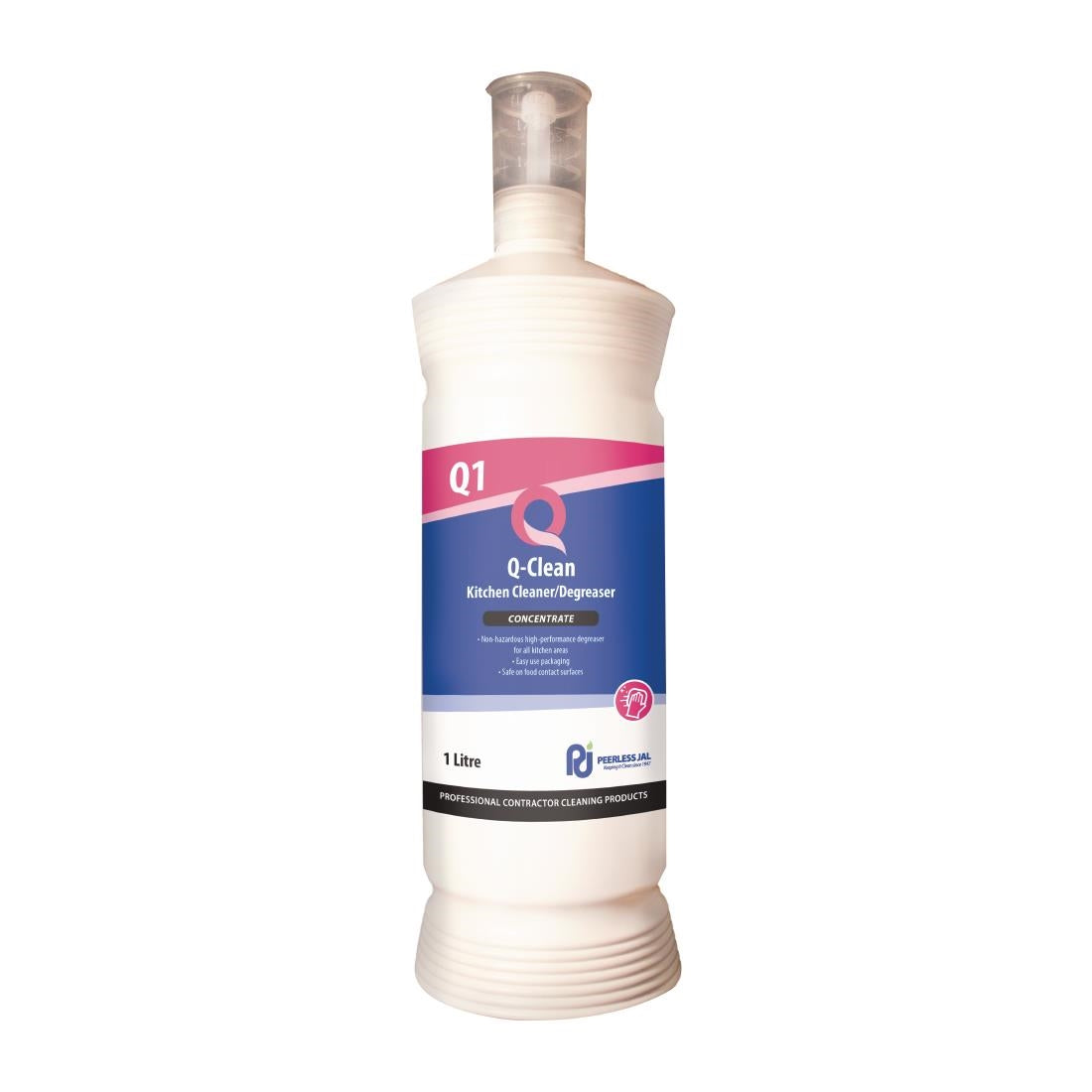 Peerless Jal Q-Clean Kitchen Cleaner & Degreaser 1Ltr • PAS-FL962