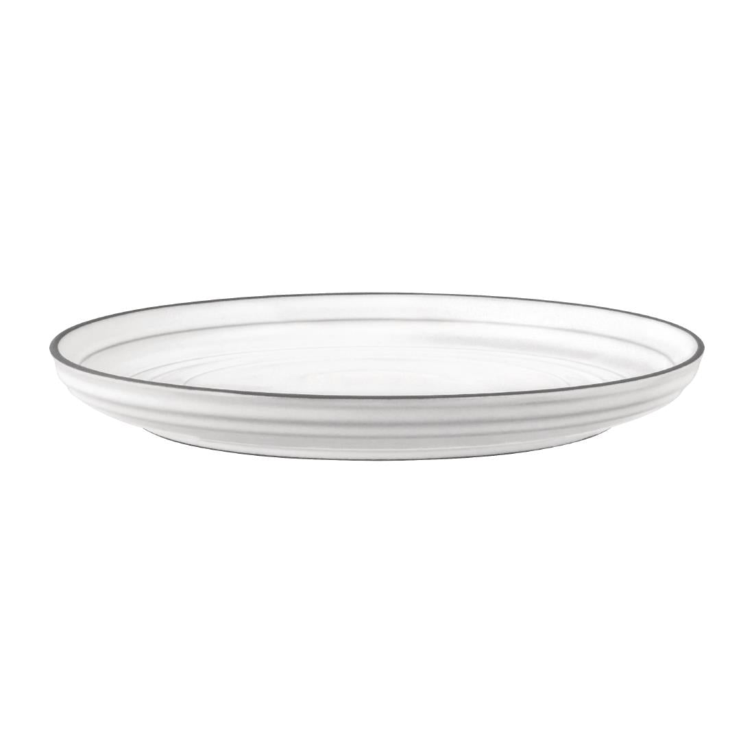Tablekraft Linea Round Coupe Plates White 170mm (6 Pack) • PAS-FL985