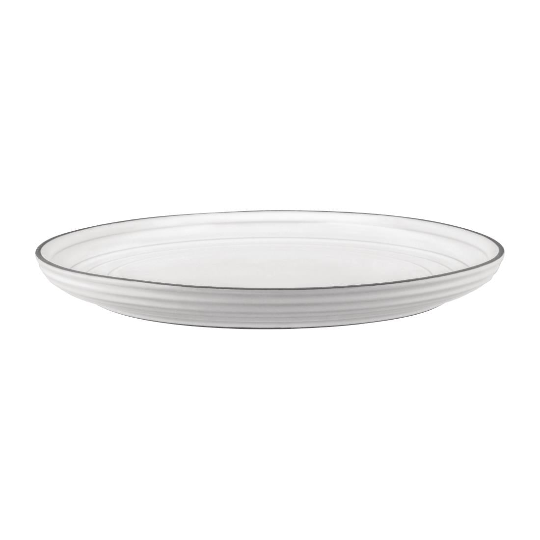 Tablekraft Linea Round Coupe Plates White 280mm (3 Pack) • PAS-FL987