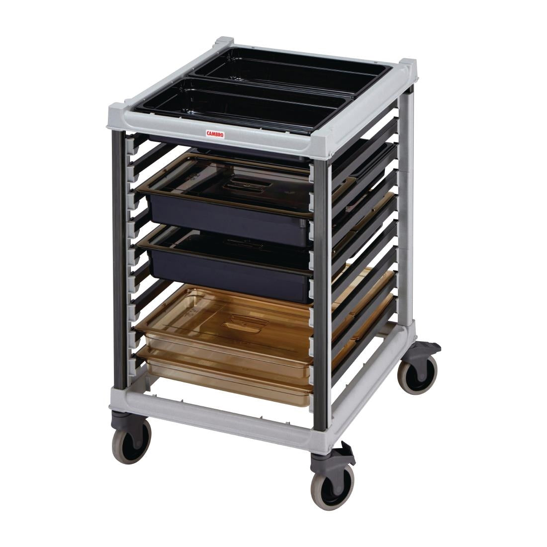 Cambro 2/1 Gastronorm Trolley 18 Pan Capacity Short • PAS-FP468