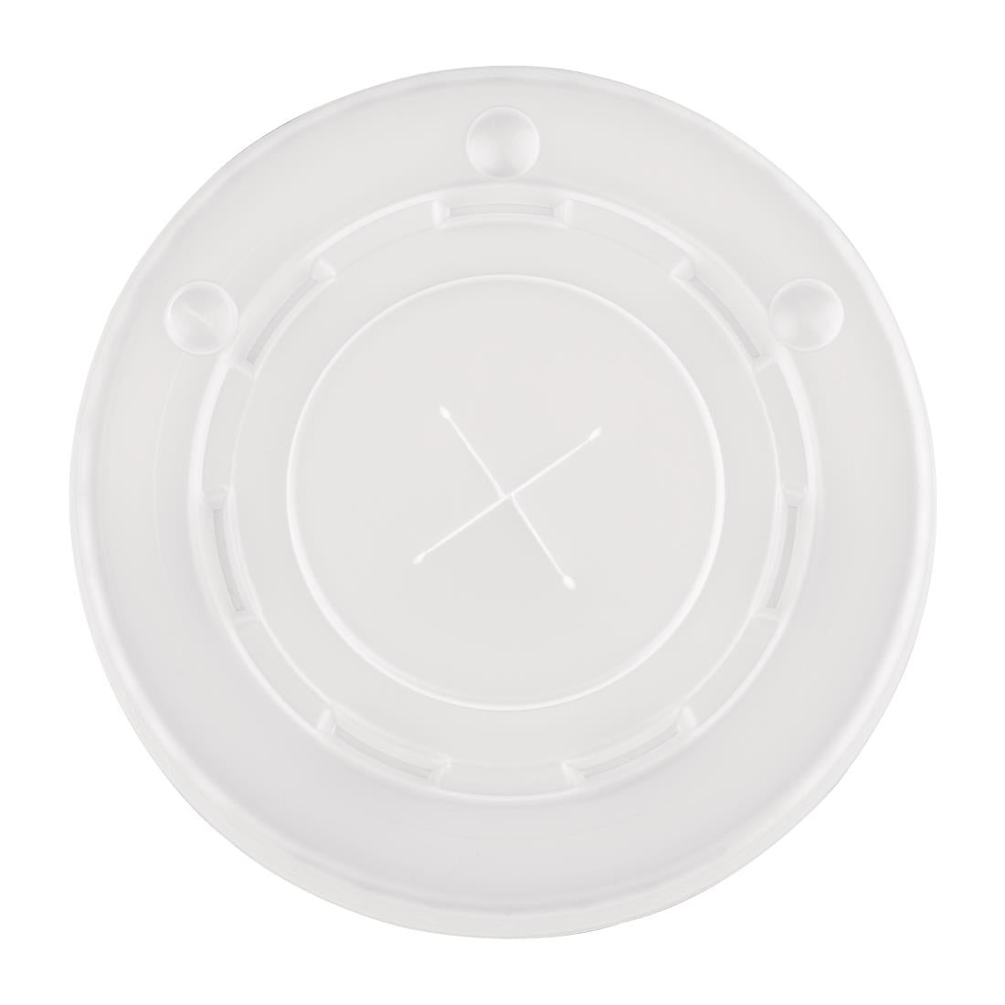 Fiesta Recyclable Lid 80mm for Paper Cold Cup 225ml (1000 Pack) (Fits Paper Cups FP780 (sold separately) | Pack of 1000) • PAS-FP783