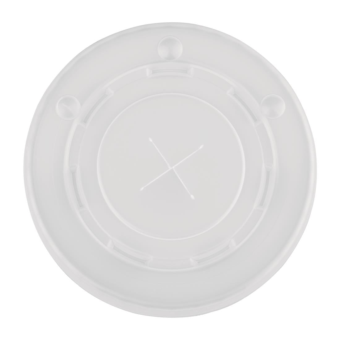 Fiesta Recyclable Lid 90mm for Paper Cold Cup 455/650ml (1000 Pack) (Fits Paper Cups FP781/FP782 (sold separately) | Pack of 1000) • PAS-FP784