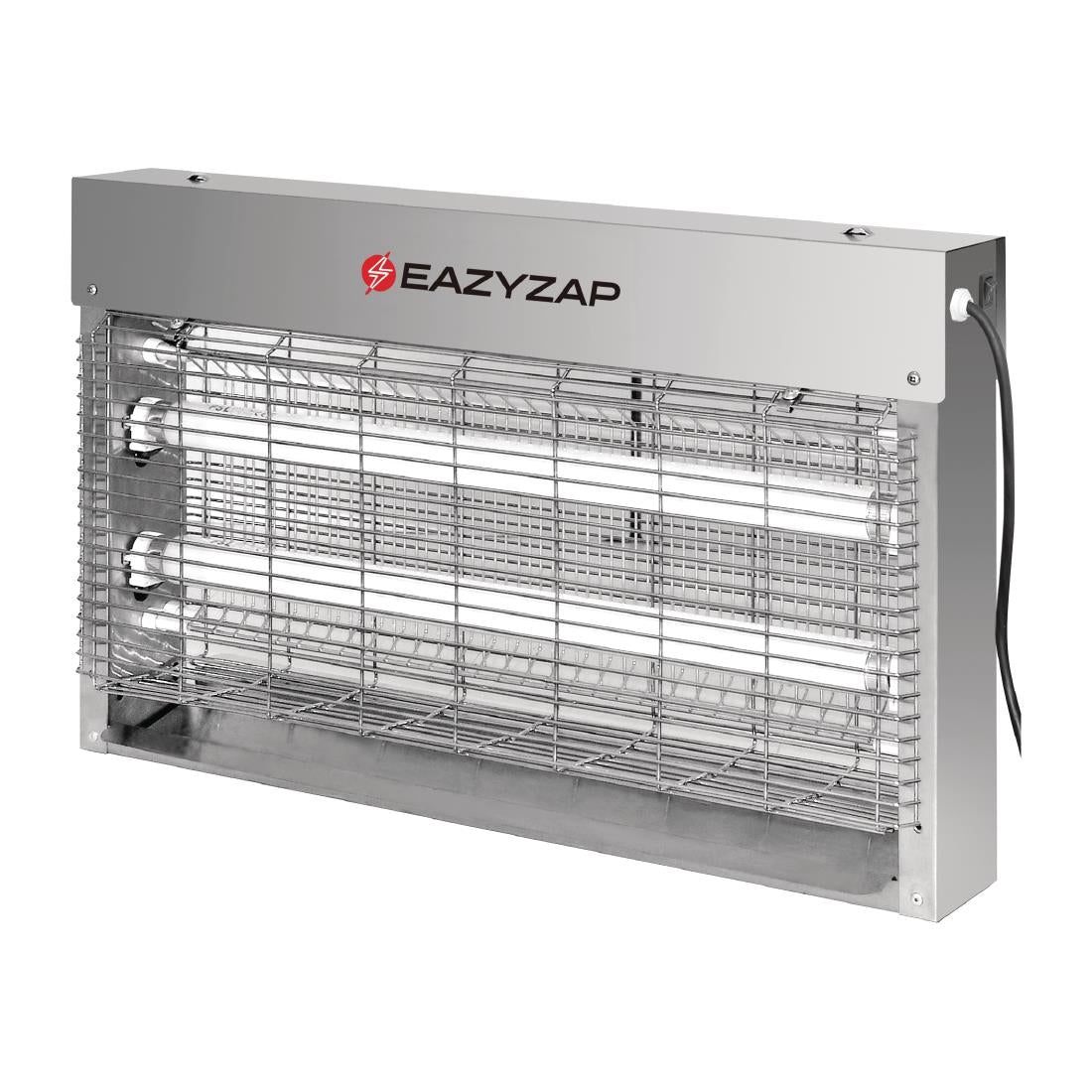 Eazyzap Brushed Stainless Steel bug zappers - 24W • PAS-FP985-A
