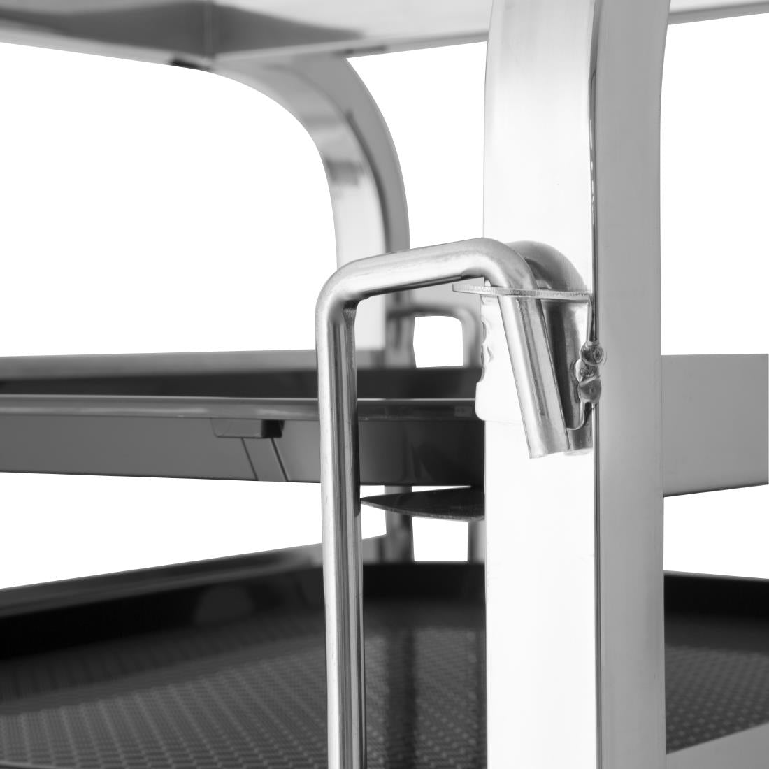 Vogue 16 Level Tray Clearing Trolley (Stainless Steel | Size: 1723(H)x413(W)x500(D)mm / 67x16.2x19.6") • PAS-FS379