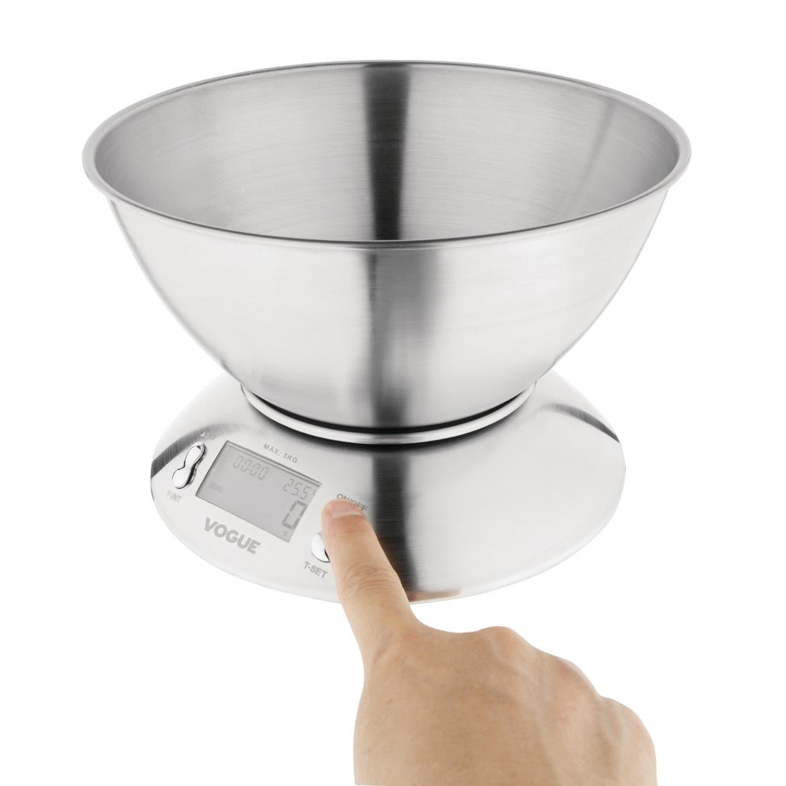 Vogue Bowl Digital Scale 5kg • PAS-FS487