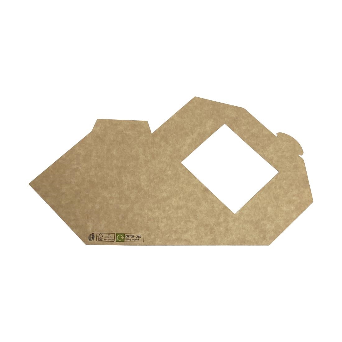 Fiesta Recyclable Deep Sandwich Wedge with PET Window 75mm (500 Pack) (Recyclable | Pack quantity: 500) • PAS-FT651