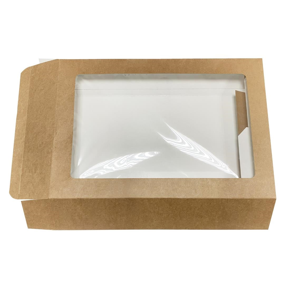 Fiesta Recyclable Platter Box with PET Window Large (25 Pack) (Recyclable | Pack quantity: 25) • PAS-FT673