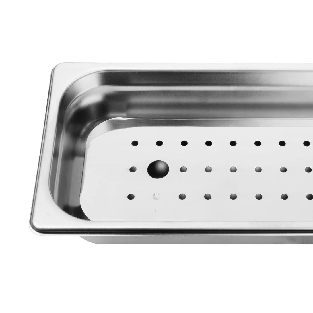 Vogue Stainless Steel GN Drainer Tray for GN 1/4 • PAS-FU269