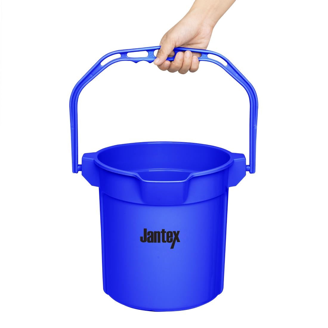 Jantex Blue Graduated Bucket with Pouring Lip 10Ltr • PAS-FU835