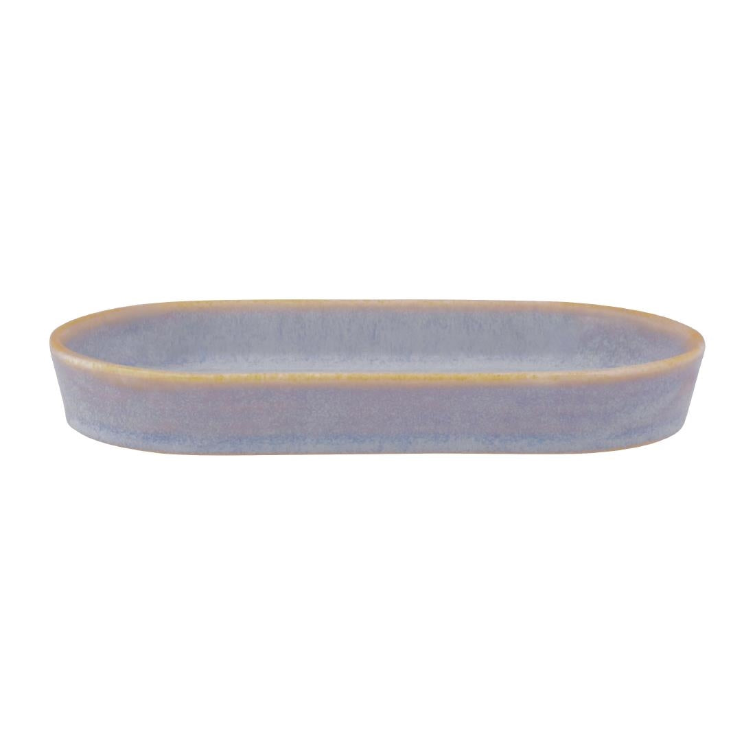 Tablekraft Urban Loft Oval Platters Azure Blue 180mm (4 Pack) • PAS-FW017