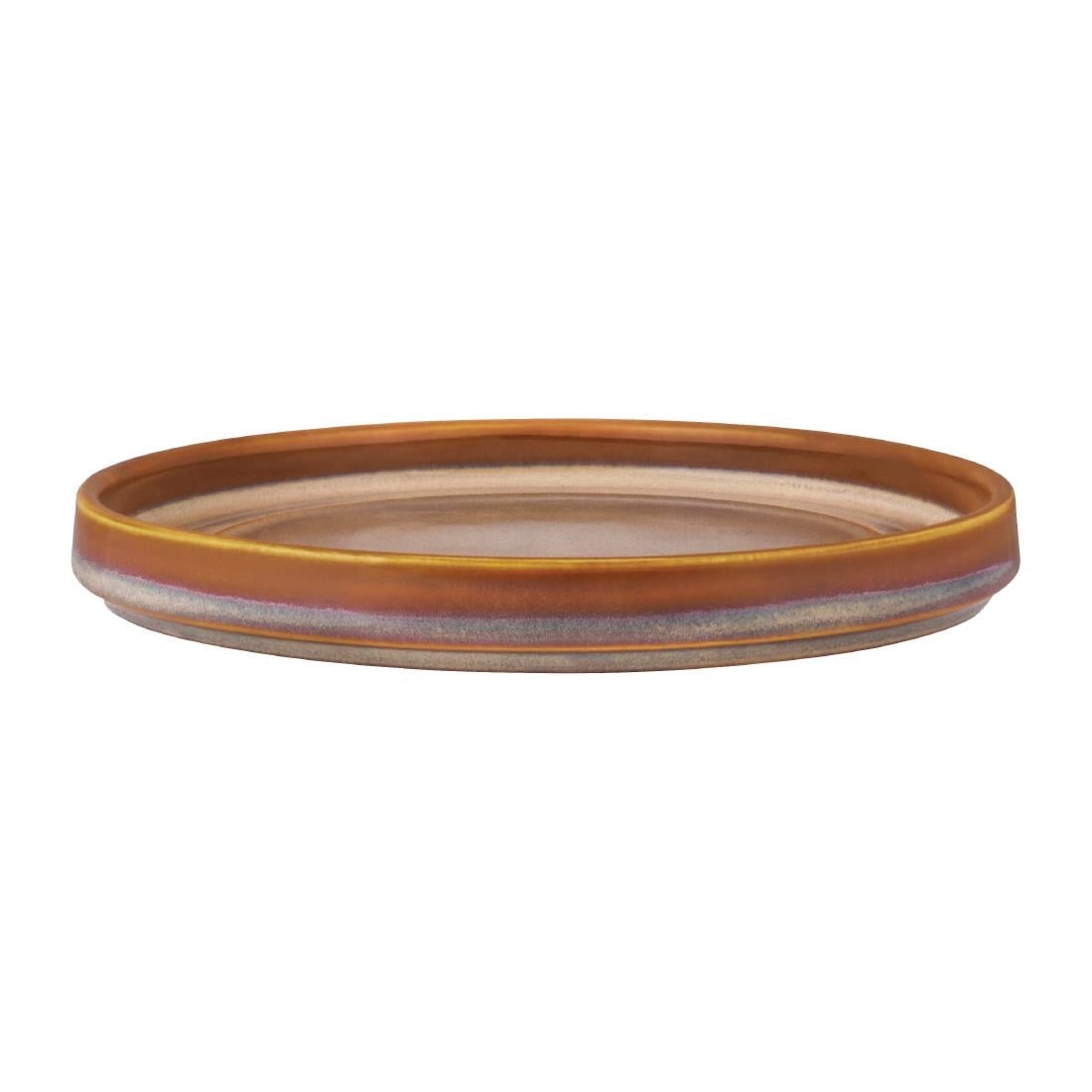 Tablekraft Urban Loft Round Plates Auburn 185mm (6 Pack) • PAS-FW025
