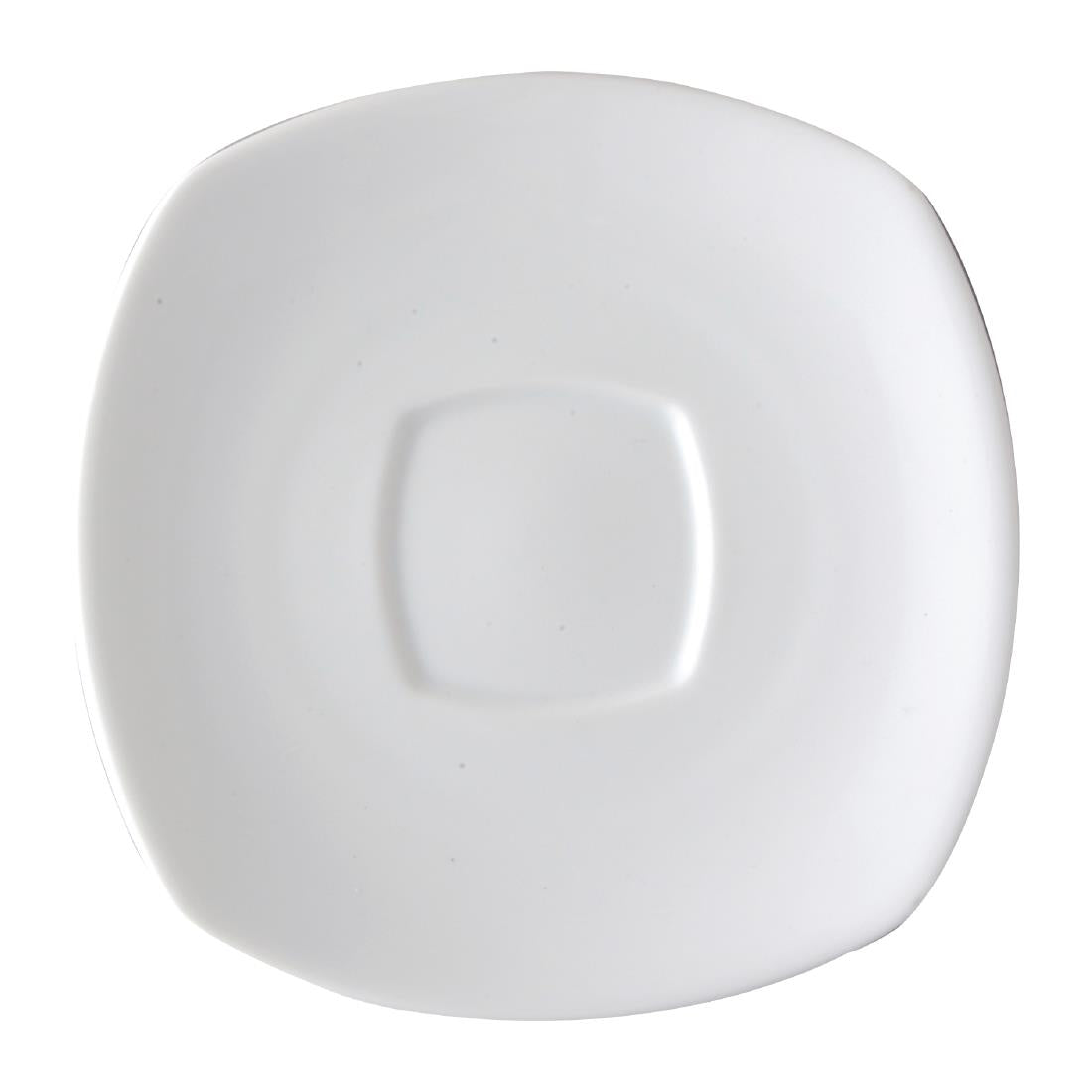Royal Porcelain Chelsea Square Saucers 120mm (12 Pack) • PAS-FW077