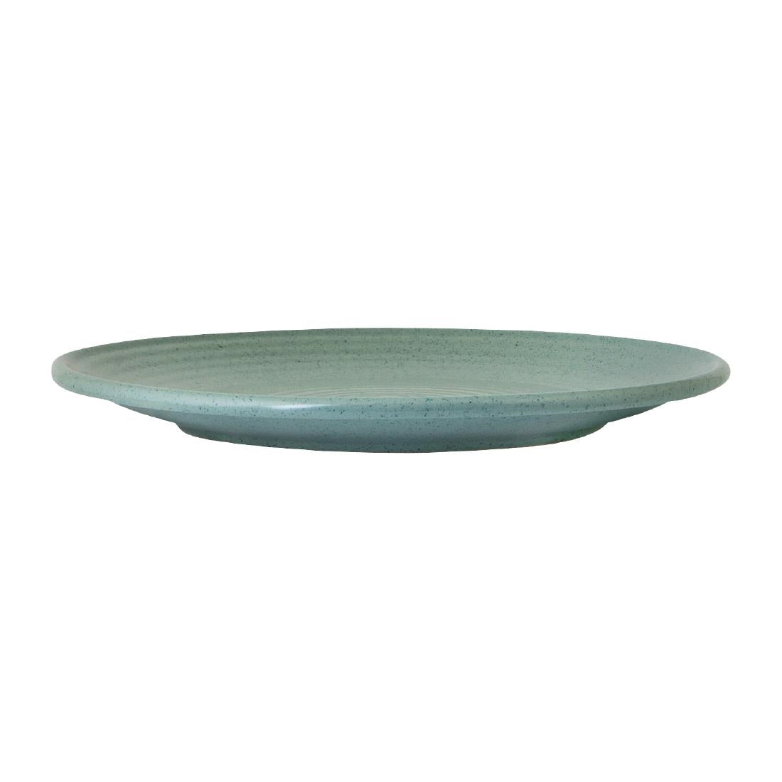 Zuma Mint Ribbed Coupe Plates 210mm (6 Pack) • PAS-FW134