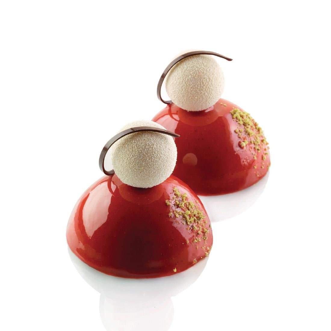 Frenti Silicon Half Sphere Mould 28 Cup (Cup size: 70x35mm / 90ml) • PAS-FW262