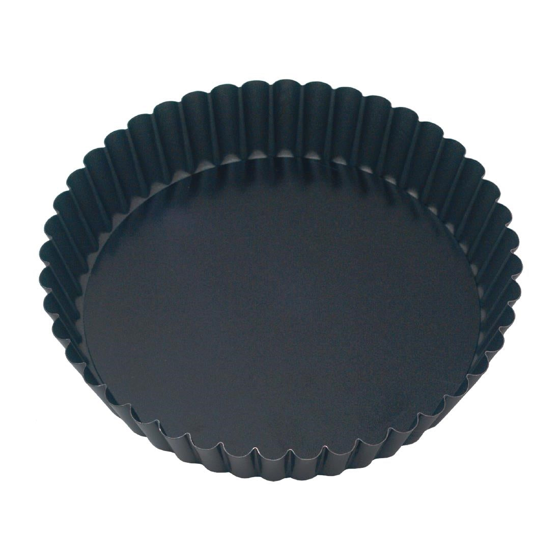 Guery Round Fluted Non Stick Loose Base Cake Pan - 100x30mm (Dimensions: 100x30mm) • PAS-FW399